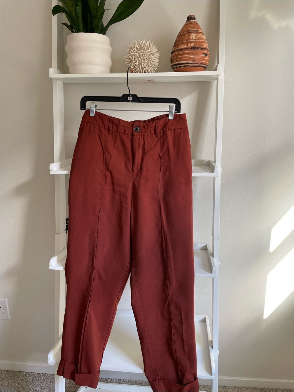 A New Day Women's Chinos in Brick Red pants